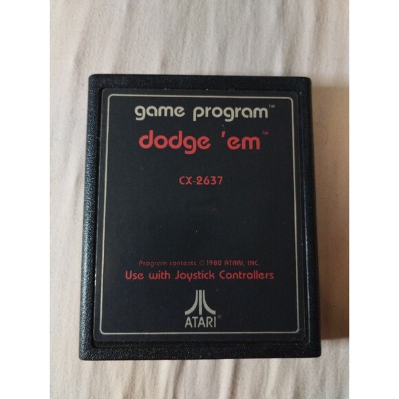 Dodge 'Em for Atari 2600. Tested & Works. Vintage 1978. No Top Label. - Picture 1 of 3